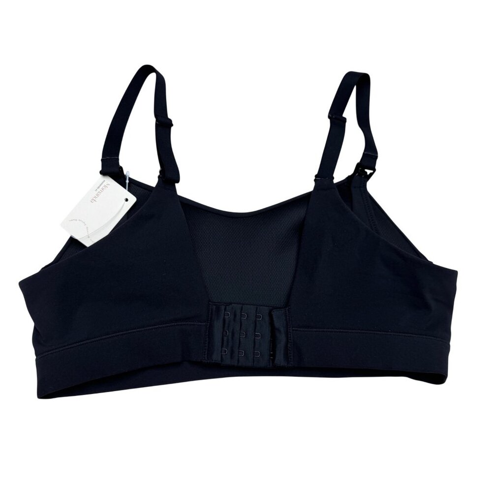 NEW Momanda Black Nursing Bra, Size XS NWT - Picture 2 of 4